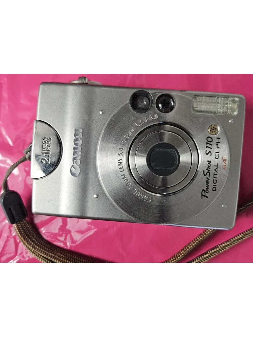 Canon PowerShot S110 Digital ELPH 2.1MP Digital Camera FOR PARTS ONLY NO WORKY